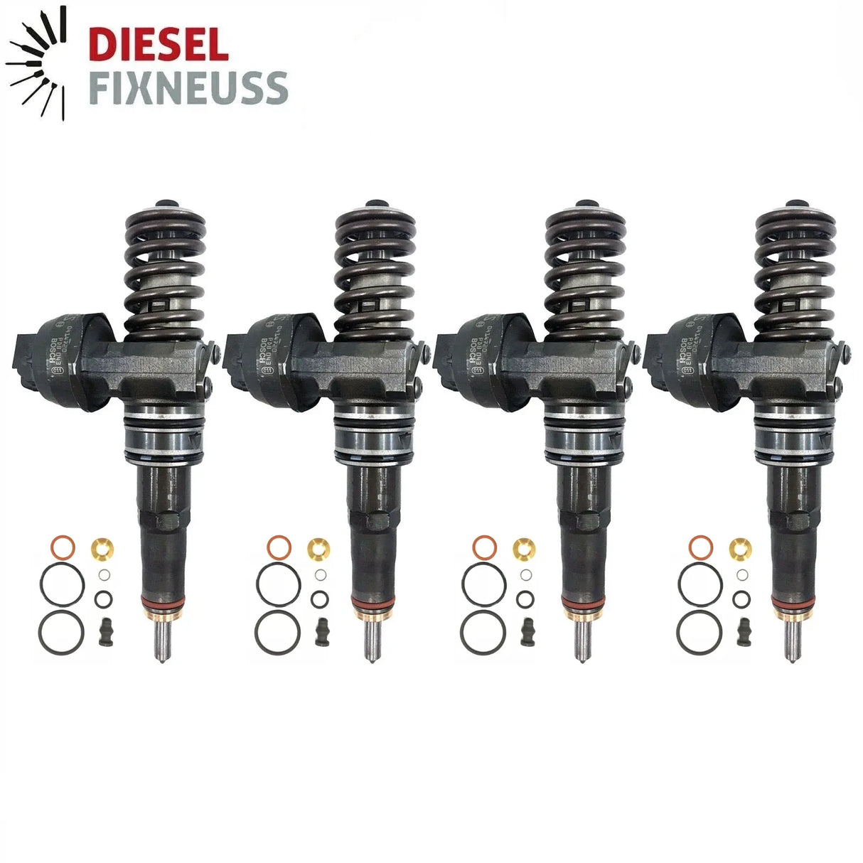 4x 0414720312 038130073BQ Pompa Bosch per Audi VW Seat Skoda 2.0 TDI