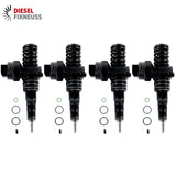 4x Pumpe düse Bosch 038130073F 045130073T AUDI VW SKODA SEAT 1.9 TDI 0414720007
