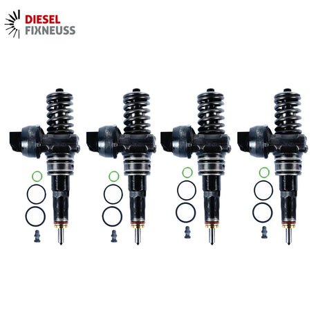 4x Pumpe Düse Einheit Einspritzdüse 0414720215 AUDI SEAT SKODA VW 0414720202