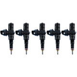 5x Pumpedüse VW Transporter Bus T5 2.5 TDI 96 kW 131 PS BNZ 070130073R 0414720310