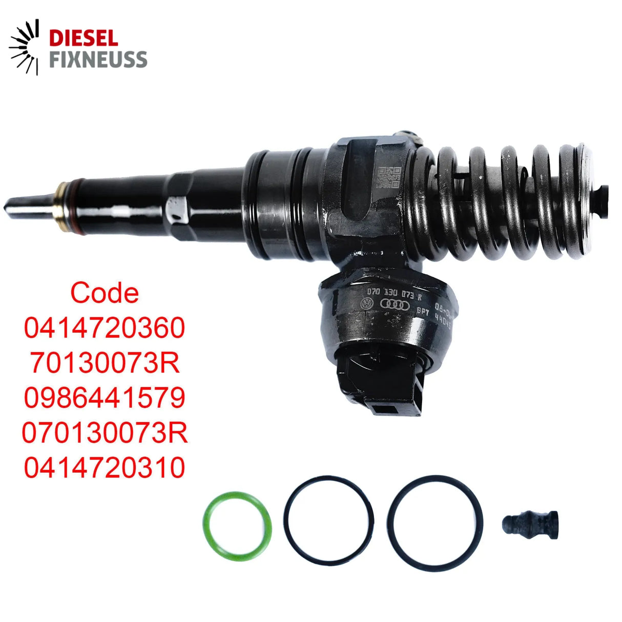 5x Einspritzdüse Bosch Injektor Pumpedüse 0414720310 VW T5 2.5TDI
