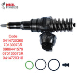5x Pumpedüse VW Transporter Bus T5 2.5 TDI 96 kW 131 PS BNZ 070130073R 0414720310