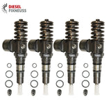 4x Pumpe Düse Einheit 0414720404 VW Seat Audi Skoda 2,0 Tdi Bkd 03g130073g GX