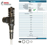 Pumpe Düse Einheit 0414720404 VW SEAT AUDI SKODA 2,0 TDI BKD 03G130073G GX