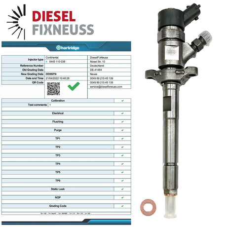 4x Einspritzdüse Injektor Injector Renault Espace 2.2 dCi 0445110038 8200010074