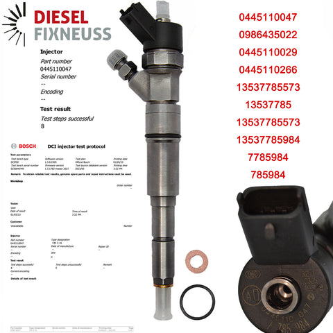 RANGE ROVER BMW 3.0 DIESEL INJECTOR 0445110047 0445110266