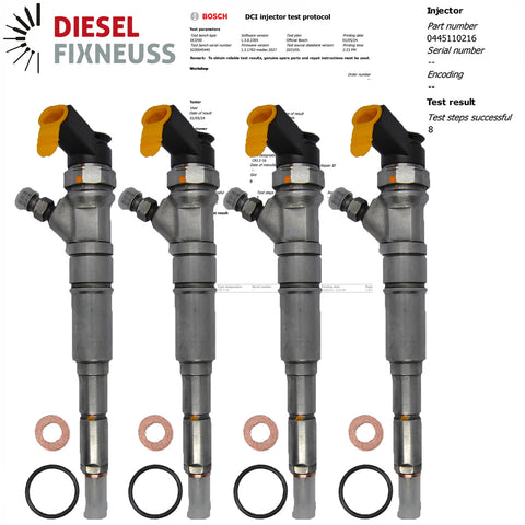 4x Einspritzdüse Injektor BOSCH BMW E46 E60 E61 E81 E87 EURO4 7793836