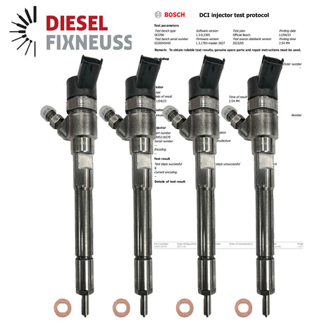4x Einspritzdüse VAUXHALL ANTARA CHEVROLET LACETTI CRUZE 2.0 CDTi 0445110270