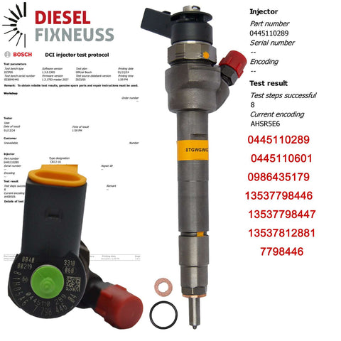 BMW 320d 118d 120d Diesel Injector | 2.0d | Bosch 0445110289 13537798446