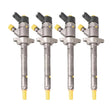 4x Injektor Bosch 0445110297 Citroen C2 C3 C4 C5 Berlingo 1.6 HDi 9662002680