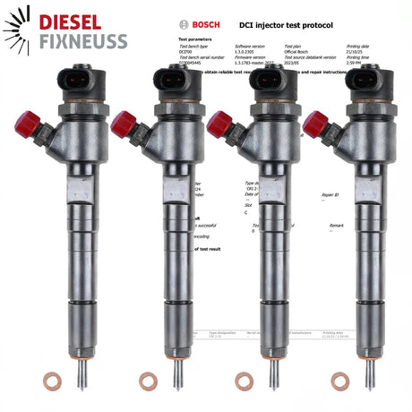 4x Bosch Common-Rail Einspritzdüse 0445110324 – Mercedes-Benz A6400701187