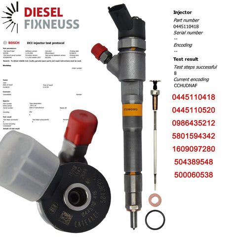 IVECO Daily FIAT Ducato 2.3 Injector | Bosch 0445110418 | 2015