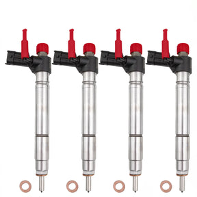 4x 0445116043 Einspritzdüse Jaguar XF I Land Rover Freelander 2 DW12BTED4 L359 2.2