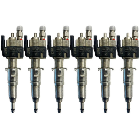 6x Fuel Injector BMW 1/3/5 Series | Part No: 13537589048/13537565138-05 Benzin | Compatible with N45/N43/N53 Engines | Includes Copper Ring, O-Ring, Test Report | 1-Year Unlimited Mileage Warranty
