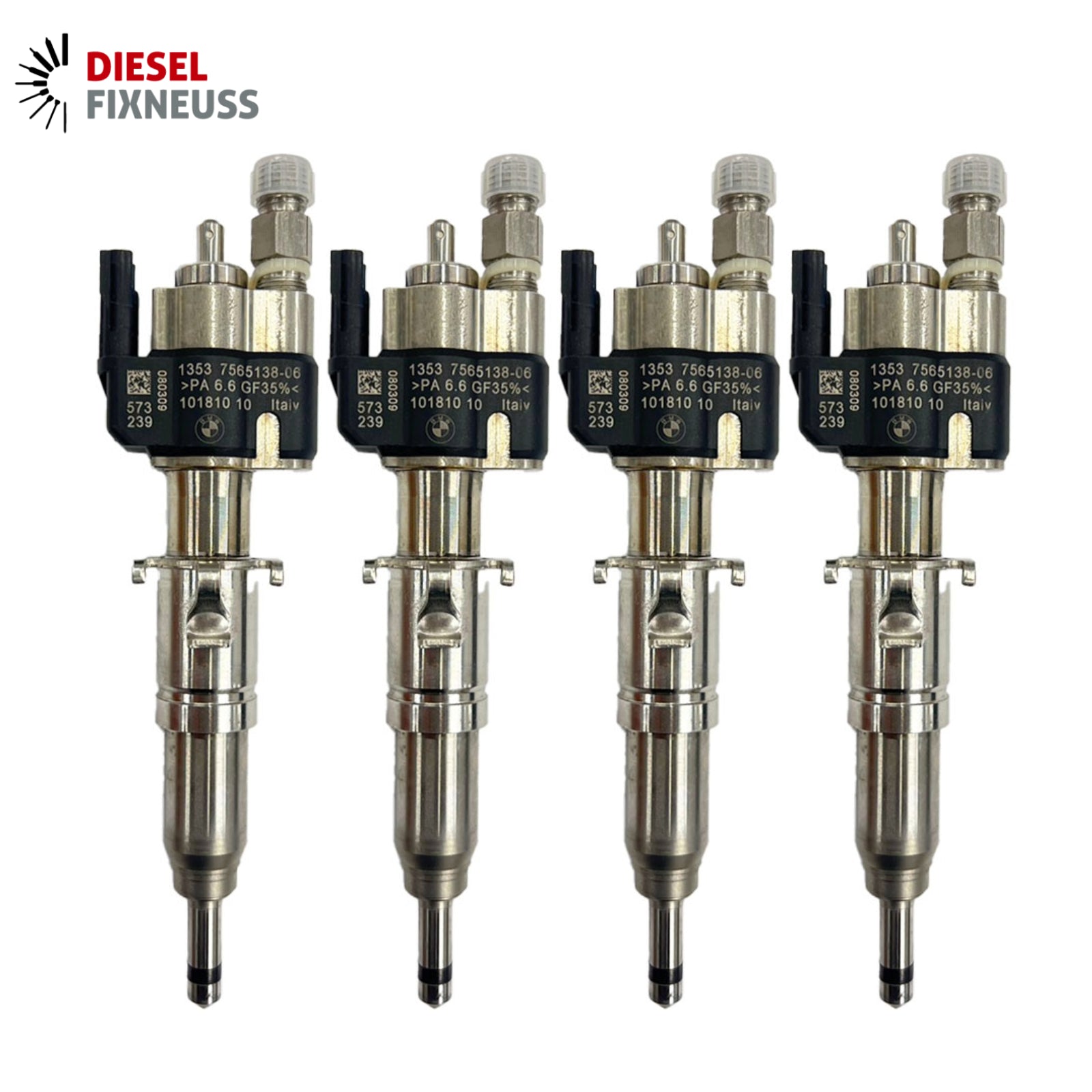 4x FUEL INJECTOR 13537589048 for BMW 1 3 5 6 Petrol N43 N53 ENGINES 13537565138-05