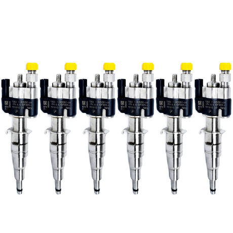 BMW Fuel Injector - VDO/Siemens 13537585261-06 / 13537589048. High-quality fuel injectors for BMW gasoline engines. Compatible with N43, N53, and N52 engine series. Includes copper sealing rings and test report.