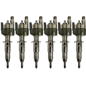 6x Fuel Injector BMW 1/3/5 Series | Part No: 13537589048-04/13537565138 Benzin | Compatible with N45/N43/N53 Engines | Includes Copper Ring, O-Ring, Test Report | 1-Year Unlimited Mileage Warranty