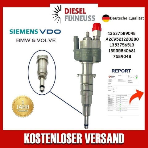 Einspritzdüse Einspritzventil VDO 13537589048-05 13537585261 N43 N53 BMW Benzin