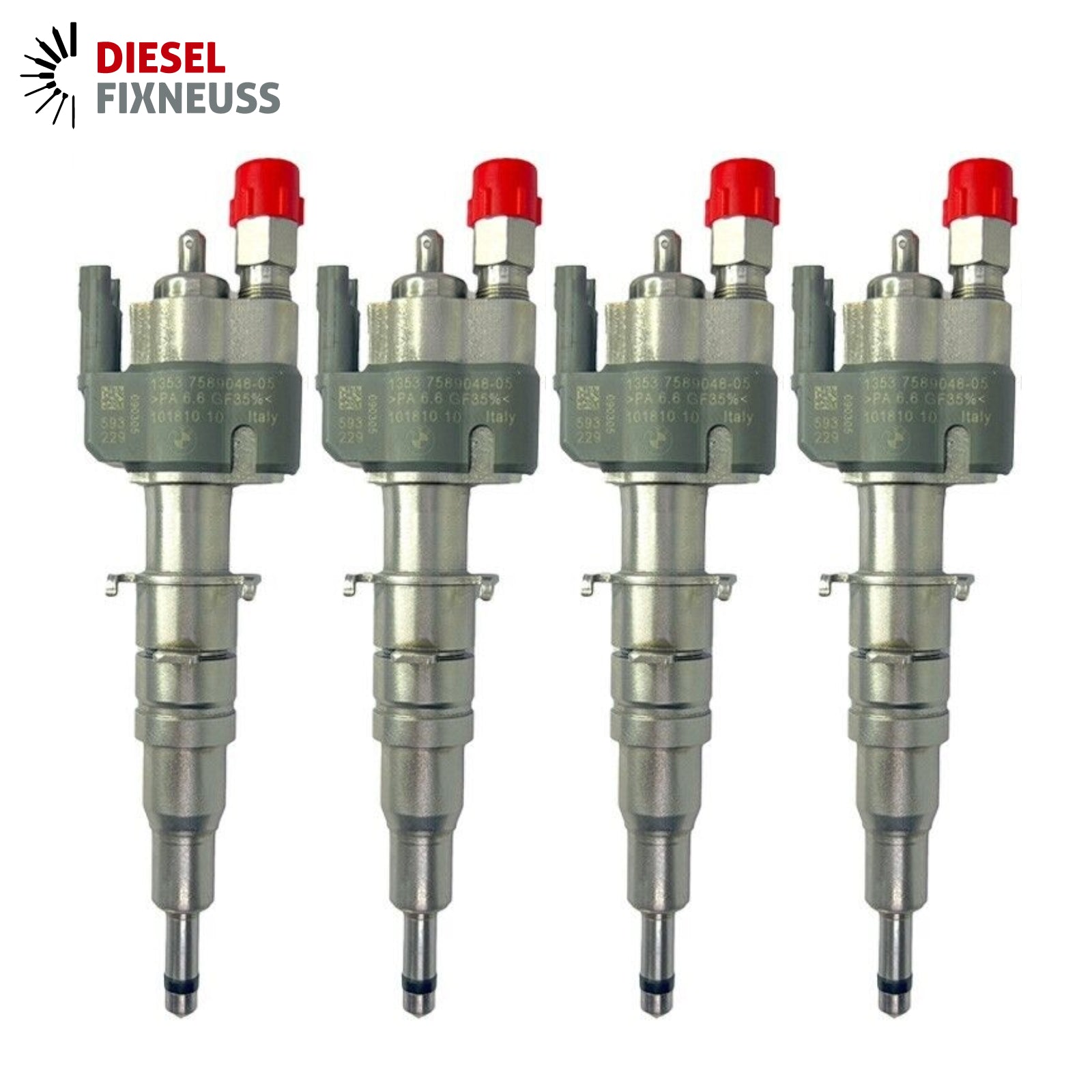 4x FUEL INJECTOR 13537589048-05 for BMW 1 3 5 6 Petrol N43 N53 ENGINES 13537565137