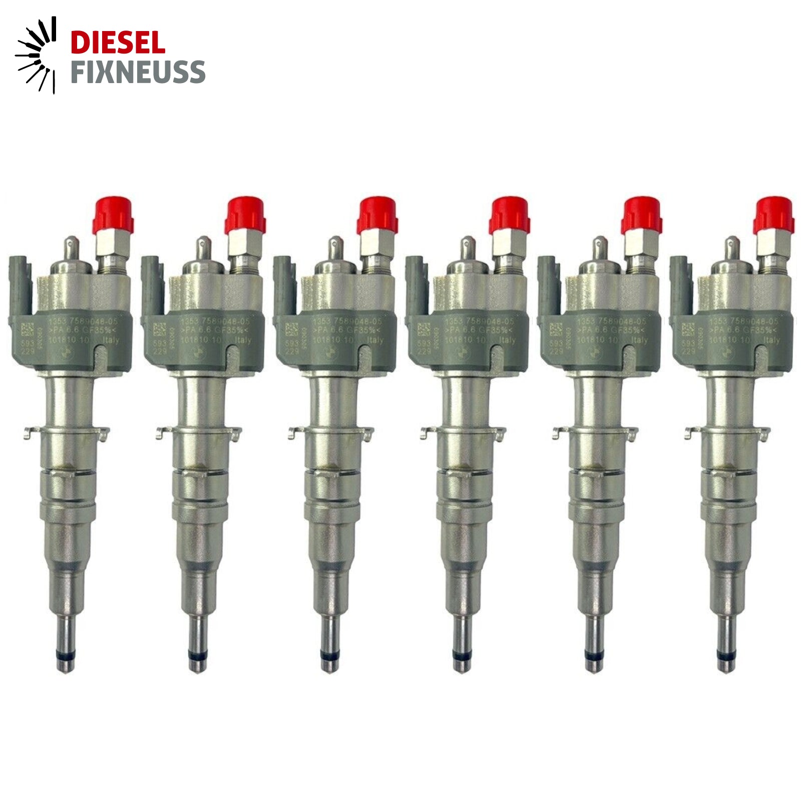 6x FUEL INJECTOR 13537589048-05 for BMW 1 3 5 6 Petrol N43 N53 ENGINES 13537565137