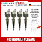 4x Einspritzdüse Einspritzventil VDO 13537589048-10 13537565138 BMW Benzin