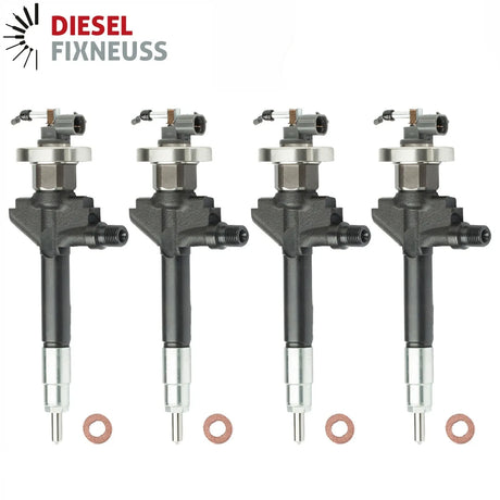4x Denso Injectors 13H50A for Mazda 6 and MPV with 2.0 Di engines (2002-2007) including test report. Compatible with both 89kW and 100kW power versions, OE number 095000-5031.