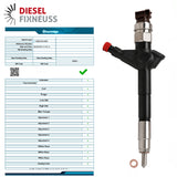 Denso Injektor 16600-EC00A YD25DDTI Nissan NAVARA 2.5 DCI 174PS