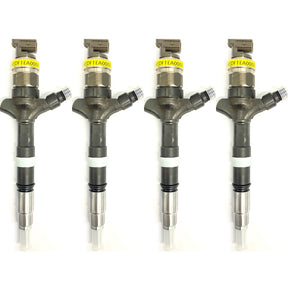 4x DENSO brand 23670-0G010 DCRI107580 injector for TOYOTA Avensis and Corolla models. Suitable for Toyota vehicles with 1995cc 2.0 D-4D engine with 66kW/90PS, 81kW/110PS or 85kW/116PS power options. Compatible with Avensis (T25), Avensis Estate, Avensis Saloon, Avensis Verso, Corolla (E12), Corolla Estate, Corolla Saloon and Corolla Verso models with 1CD-FTV engine code.