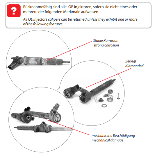 4x VW TRANSPORTER T6, MULTIVAN EINSPRITZDÜSE- INJECTOR 03N130277H