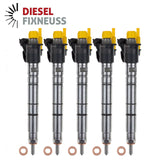 5x Volvo 2.4 D Einspritzdüse Injektor 0445116016 0986435393