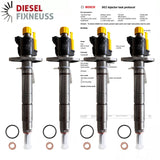 4x 0445116037 Iniettore Range Rover L322 L405 4.4 D 4x4 AH4Q9K546BA-