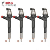 4x Injektor Einspritzdüse Opel Astra J 1,7 CDI Chevrolet Cruze 55567729 Denso