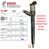 4x Einspritzdüse Denso 295050-0770 EURO 6 Opel Vauxhall 1.6 CDTi 55570012