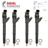 4x EINSPRITZDÜSE INJEKTOR BOSCH 0445110186 0445110279 KIA 2.5 CRDi 0986435182