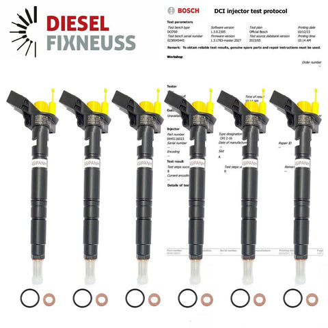 6 x Einspritzdüse Injektor Audi A4 A5 A6 Q5 2,7 3,0 TDI 059130277BE 059130277AR