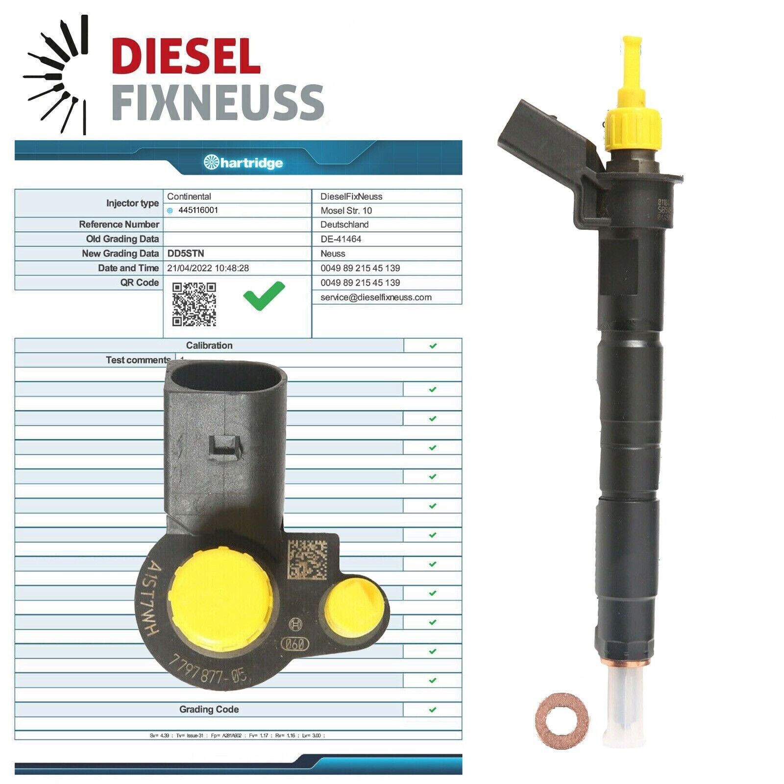 Bosch Einspritzdüse 0445116001 Injektor 0986435363 BMW 13537797877 120d 3er 320d