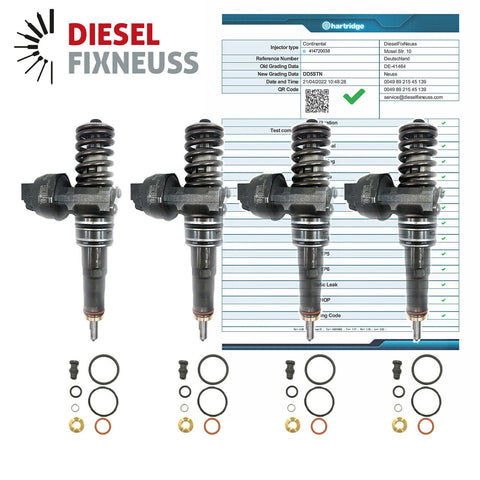 4x Pumpe Düse Einheit PDE VW Sharan 1,9TDi AUY 0414720038 038130073AK