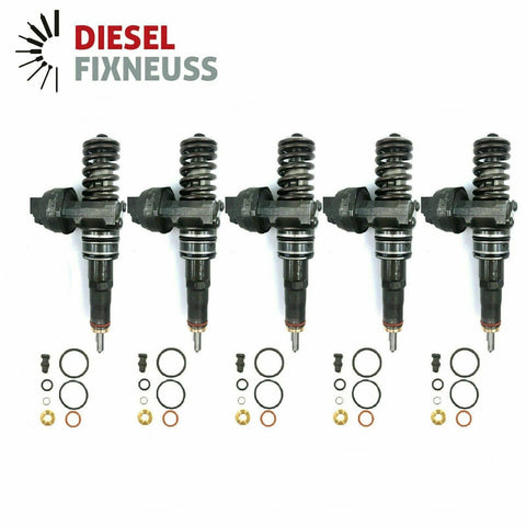 5x Injektor BOSCH PumpeDüseEinheit VW 2.5TDI 163 PS AXE 0986441523 0414720228