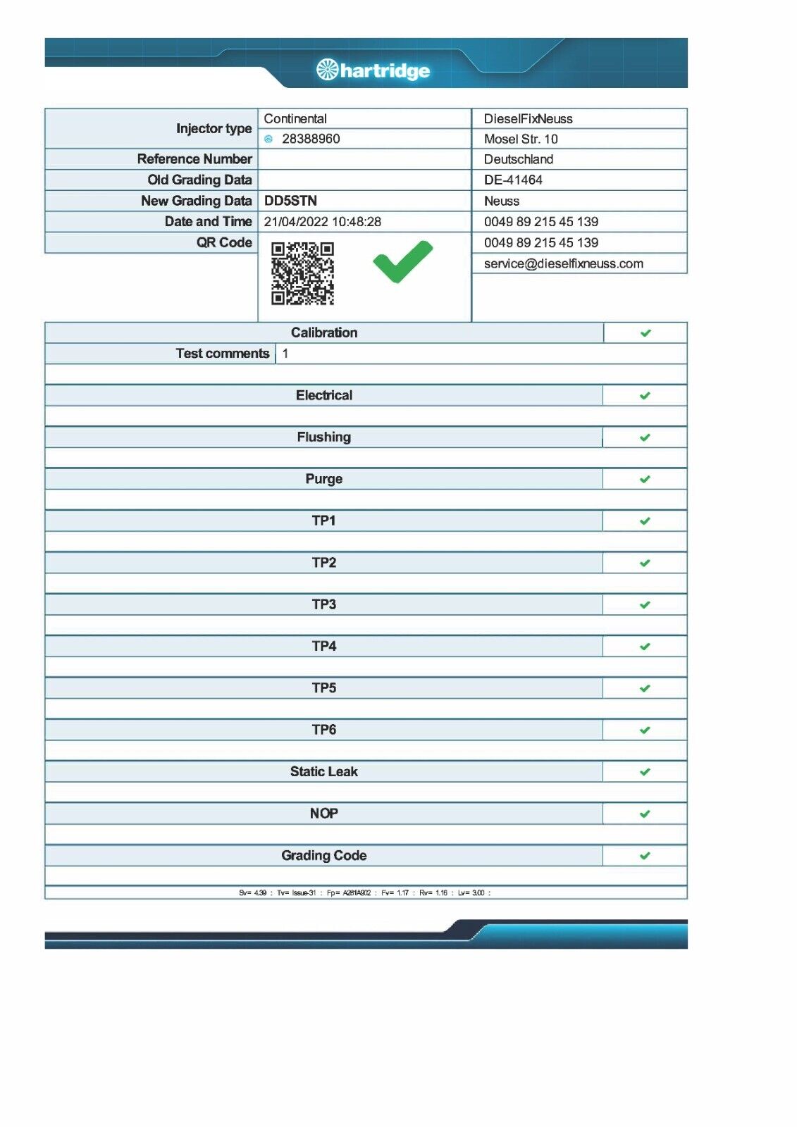 Citroen Ford Peugeot Injector | 1.4 HDi | Delphi 9674984080 28388960