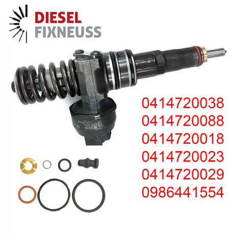 4x Bosch Pumpe Düse Einheit PDE VW Sharan 1,9TDi AUY 0414720038 038130073AK