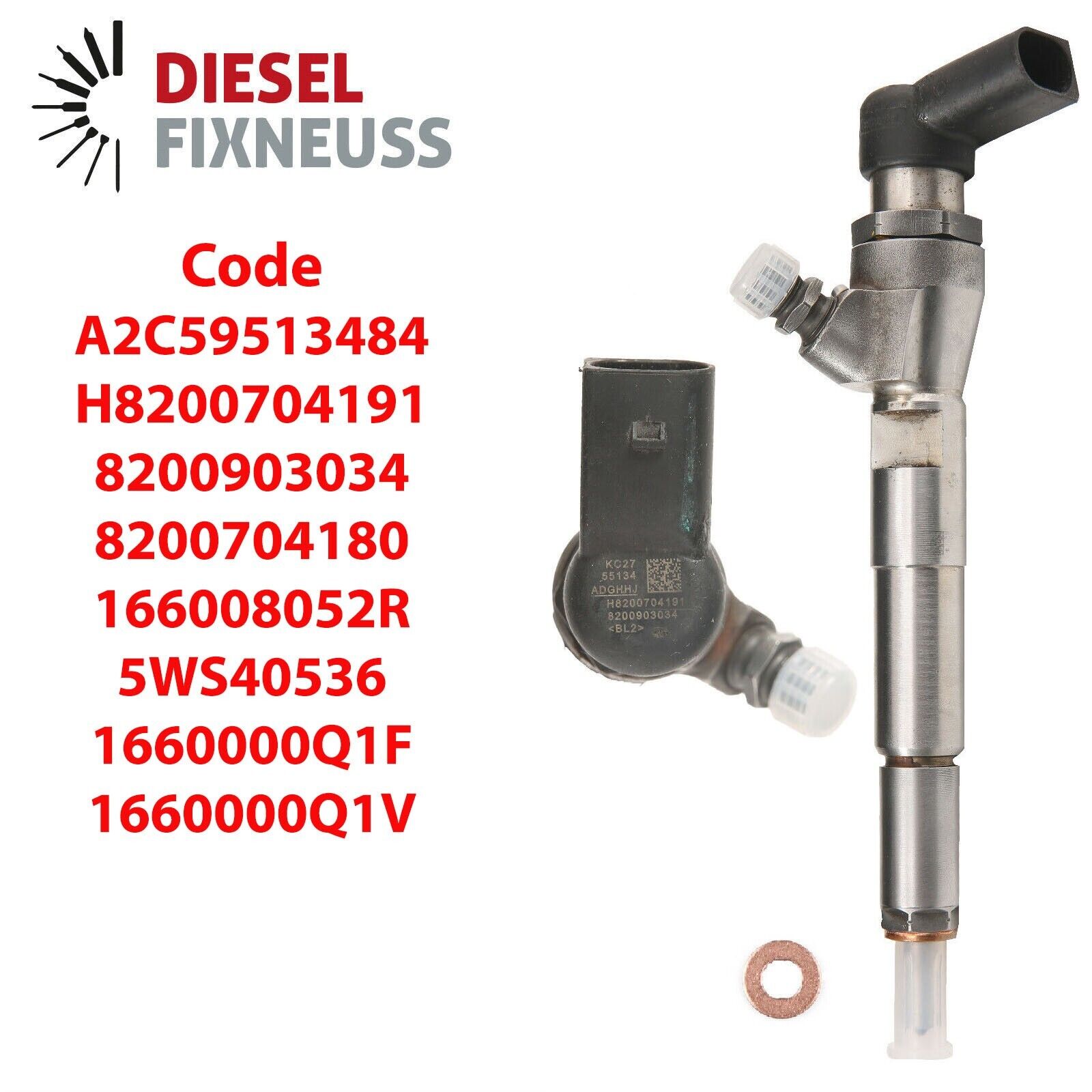 REMANUFACTURED RENAULT NISSAN 1.5 DCI DIESEL INJECTOR H8200704191 8200704180