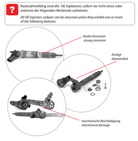 (4x)Injektor Einspritzdüse BOSCH 0445110573 0445110574 A6510703187 VITO W447 CDI