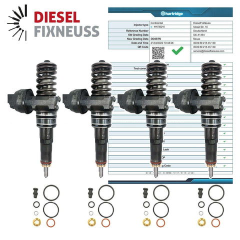 4 x BOSCH 038130073AG / 0986441559 / 0414720215 PUMPE-DÜSE-EINHEIT