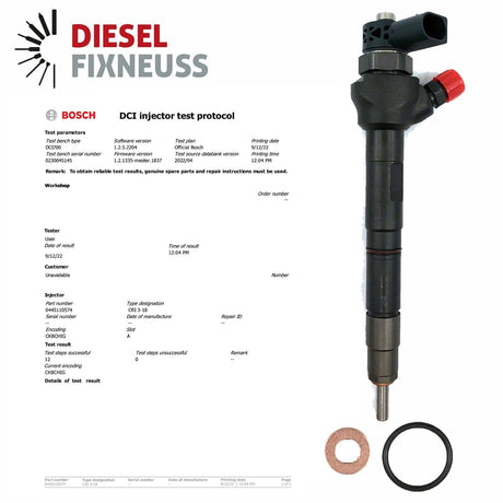 4x Einspritzdüse V-Klasse Vito V200 V220 V250 114 116 119 CDI W447 0445110574