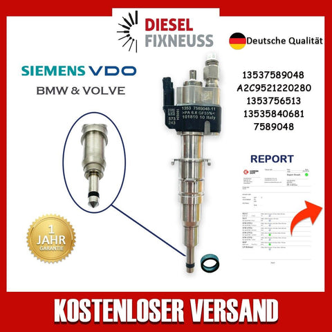 FUEL INJECTOR 13537589048-11 for BMW 1 3 5 6 Petrol N43 N53 ENGINES 13537565137