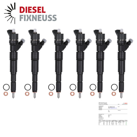 6x Einspritzd​üse Injektor BMW E39 525d 525 d 120kW/163P​S 0445110048 7785985