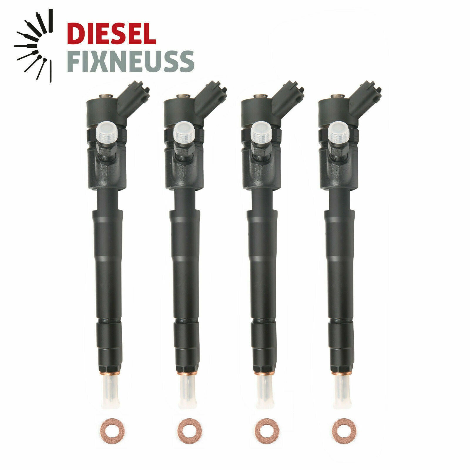 4x FORD FIESTA Mk7 INJECTOR Einspritzdüse 1.5 1.6 DIESEL BOSCH 2008 0445110489