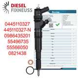 4x Einspritzdüse Bosch Injector 55566050 55496735 0986435201 0445110327 