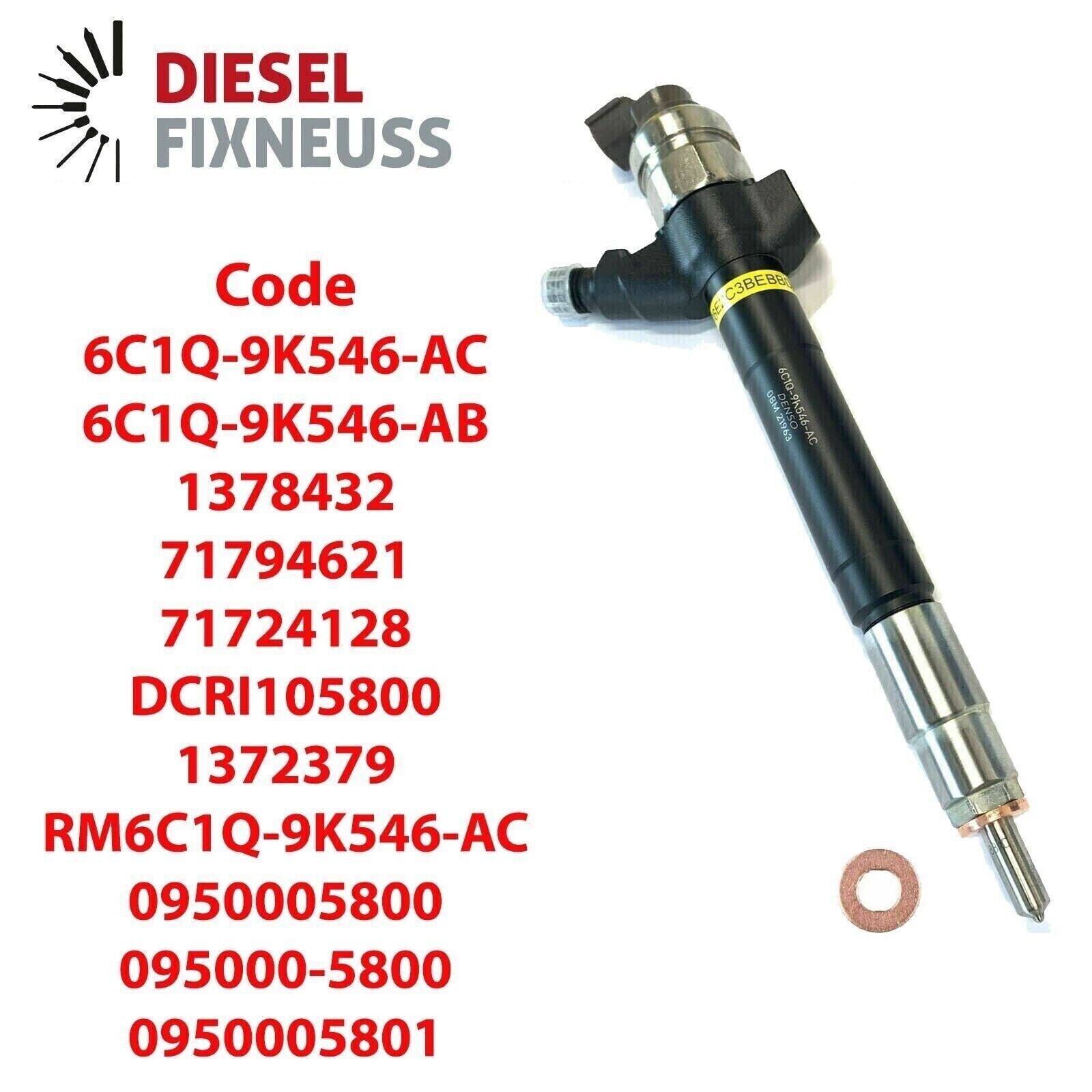 Injecteur Fiat Ducato 2.2 JTD 74 Kw 6C1Q9K546-AC 6C1Q9K546AC