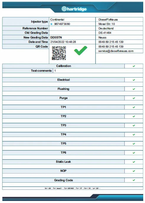 Ford Transit Connet Citröen C5 Ford Focus Einspritzdüse  50274V05 9674973080